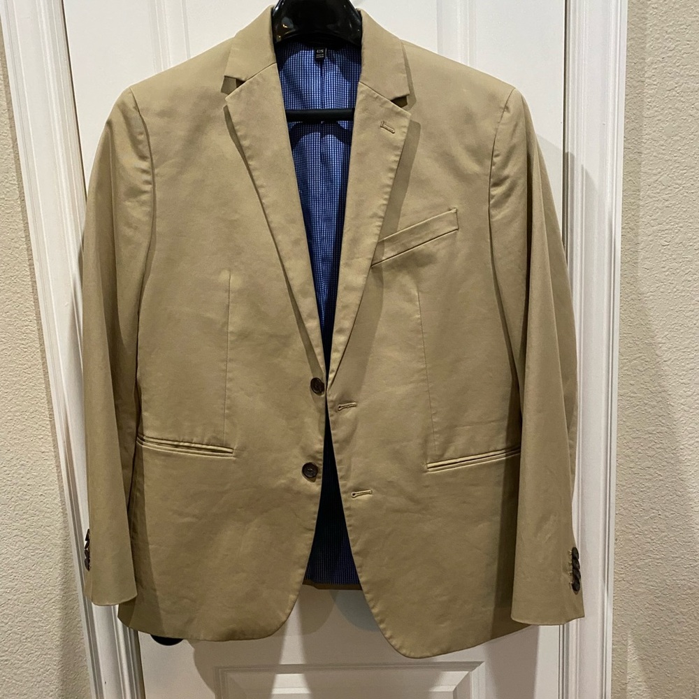Banana Republic Mens tan sport coat blazer jacket 42S